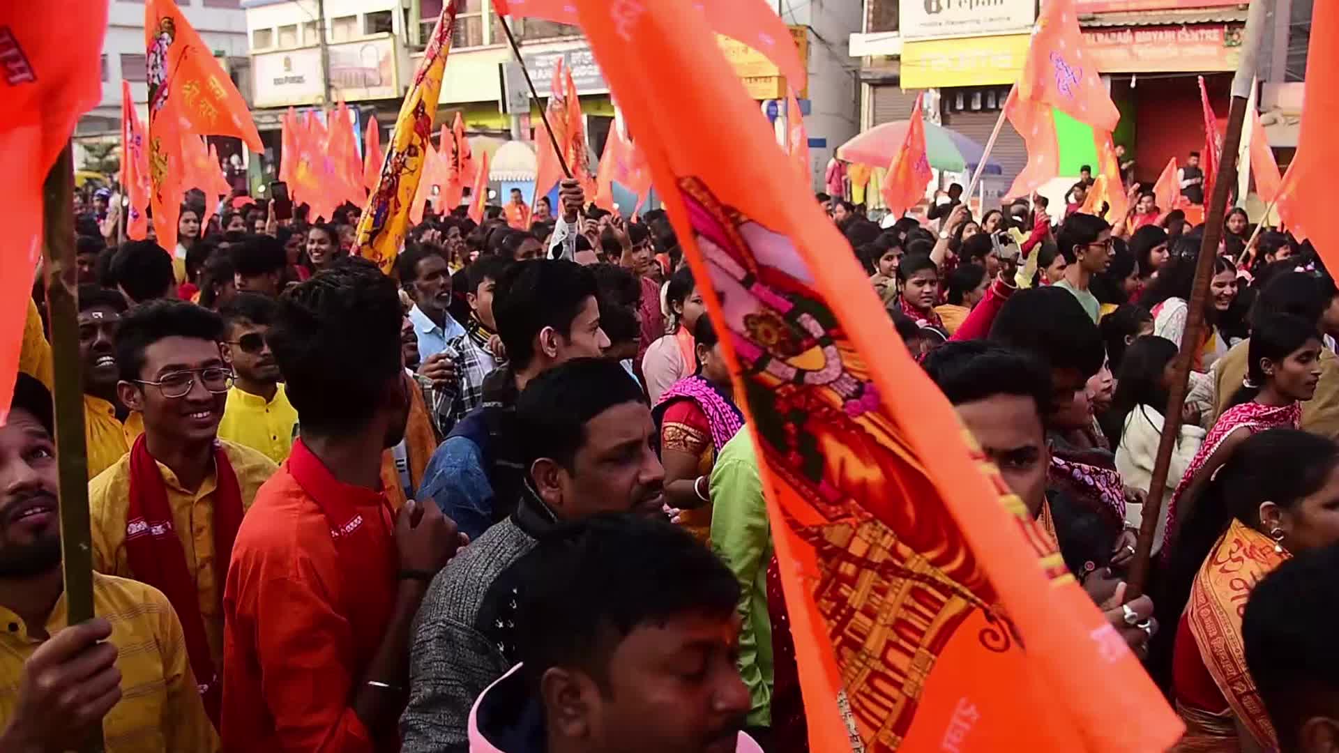 Ram Mandir temple inaugurated by Prime Minister Narendra Modi in India 
