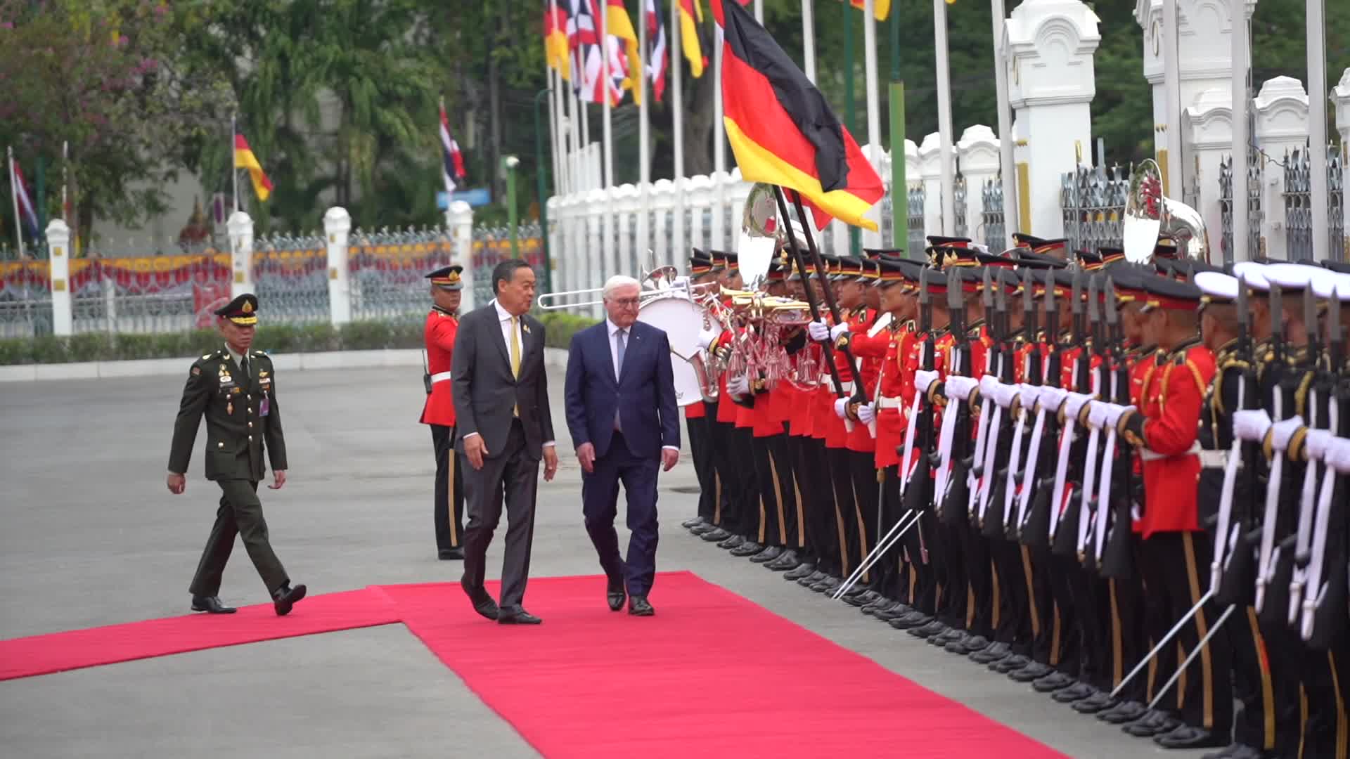 German President Steinmeier Visits Thailand.
