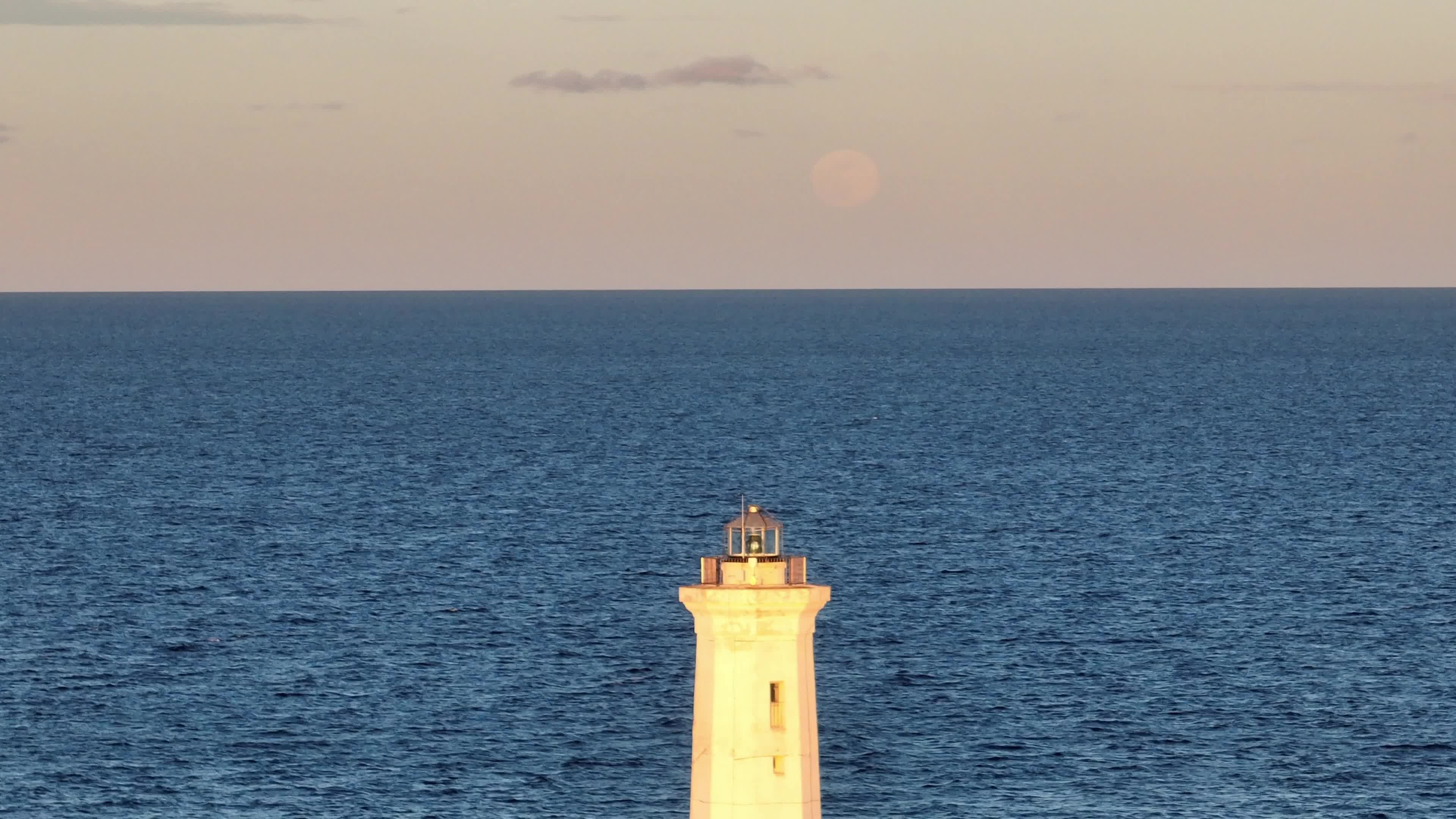 Wolf Moon In San Cataldo, Italy