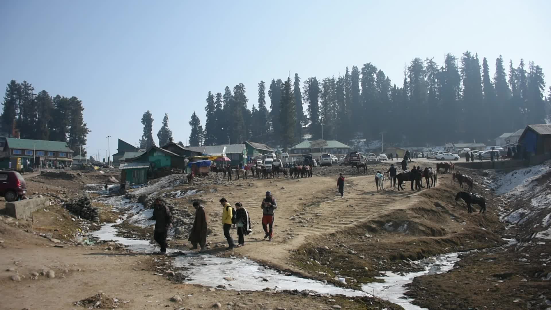 Dry Winter Season In Kashmir