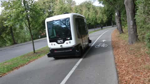 Autonomous Electric Bus In Gdansk