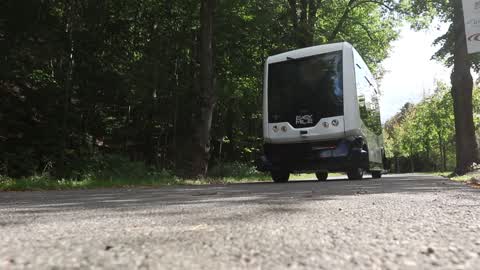 Autonomous Electric Bus In Gdansk