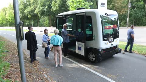 Autonomous Electric Bus In Gdansk
