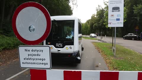 Autonomous Electric Bus In Gdansk