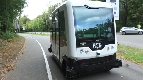 Autonomous Electric Bus In Gdansk