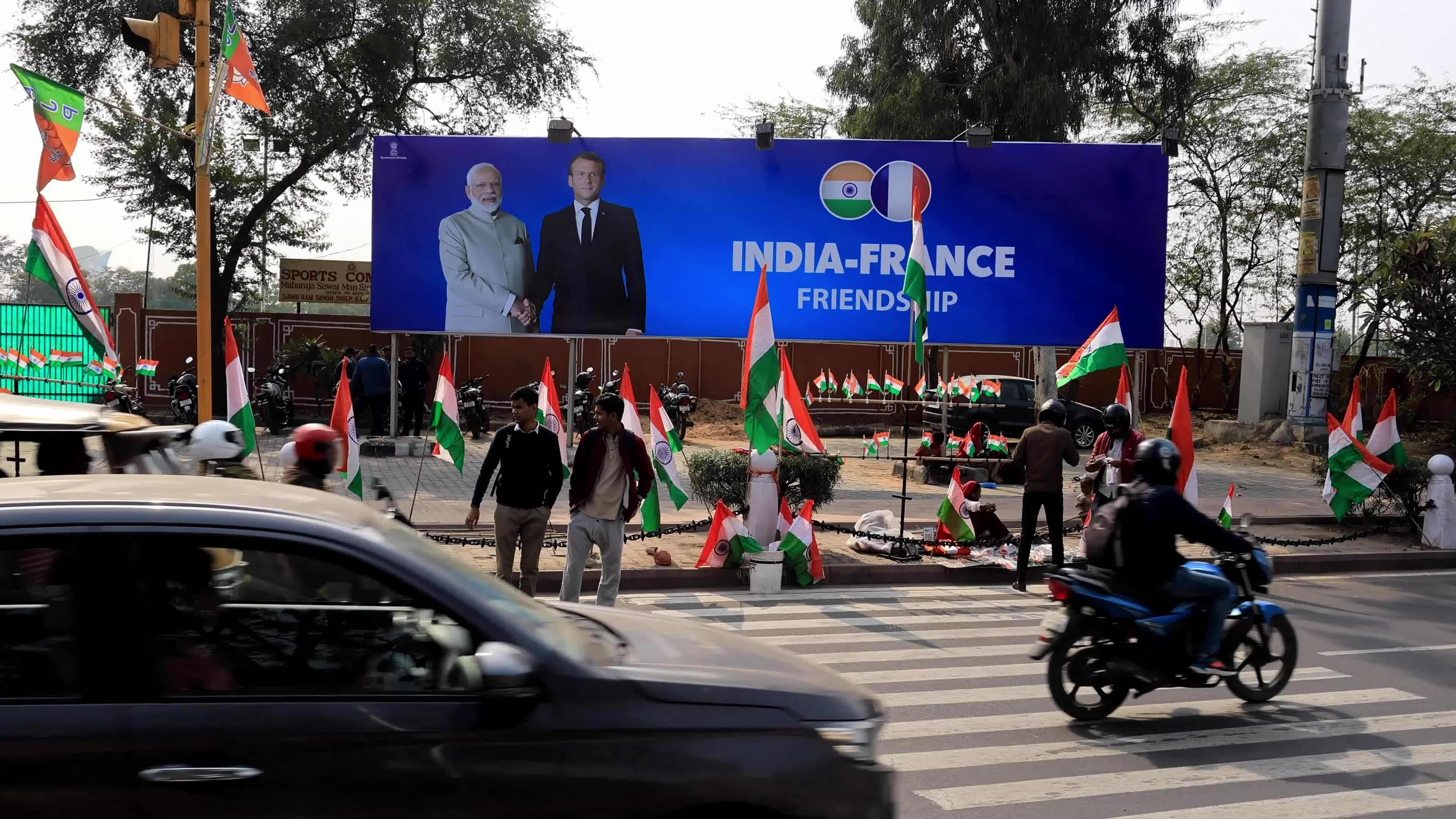 Preparations For French President's Visit In Jaipur