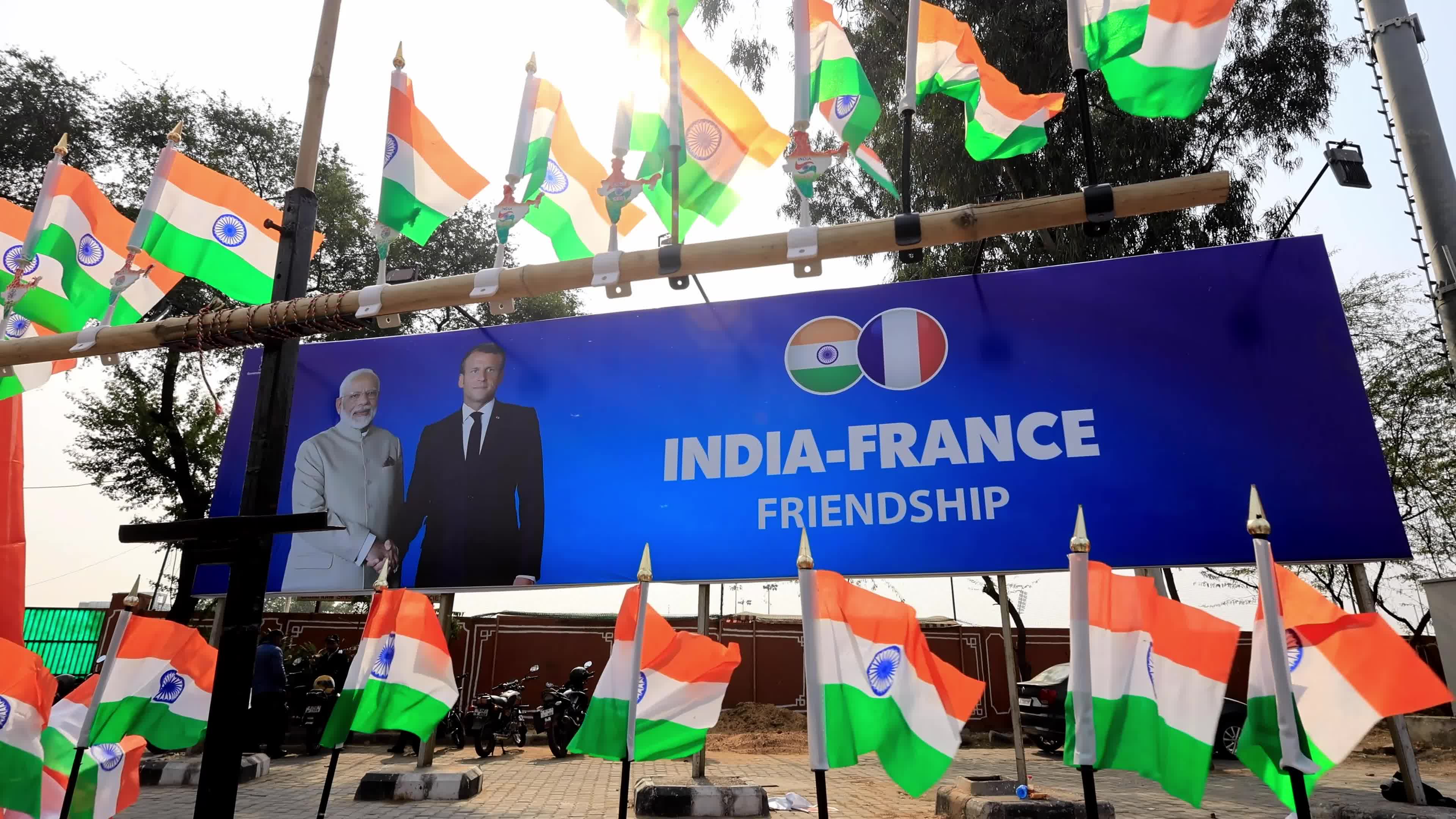 Preparations For French President's Visit In Jaipur