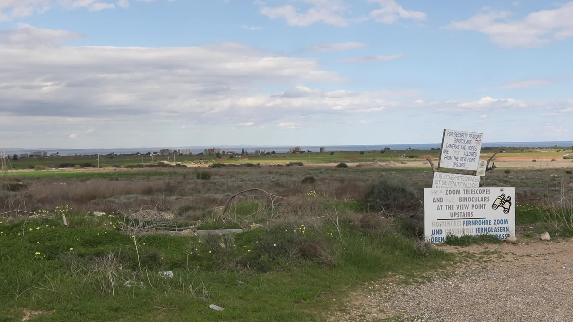 Cyprus, Varosha as seen from Derynia