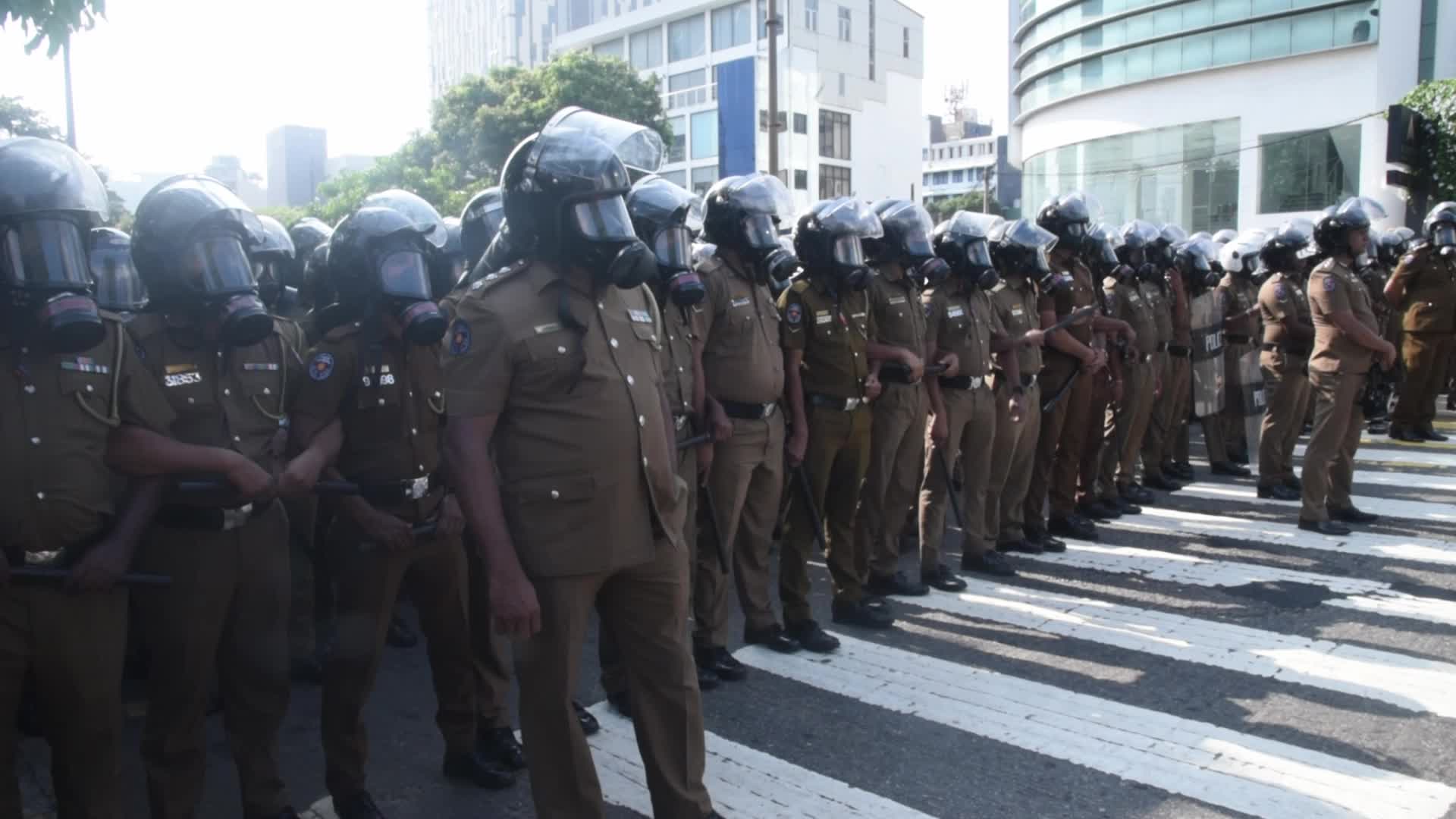 Protest In Colombo Against High Taxes and Hikes In Fuel And Energy Prices
