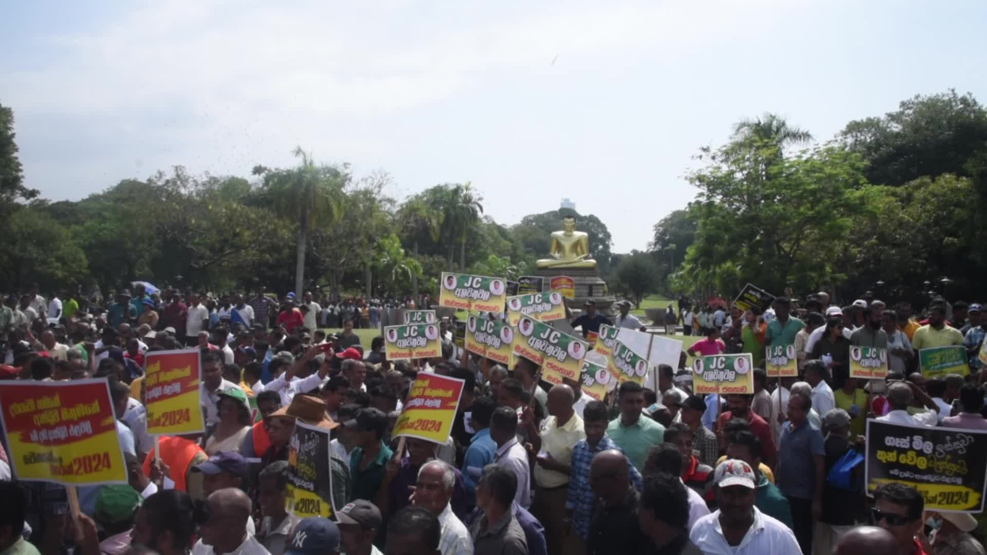 Protest In Colombo Against High Taxes and Hikes In Fuel And Energy Prices