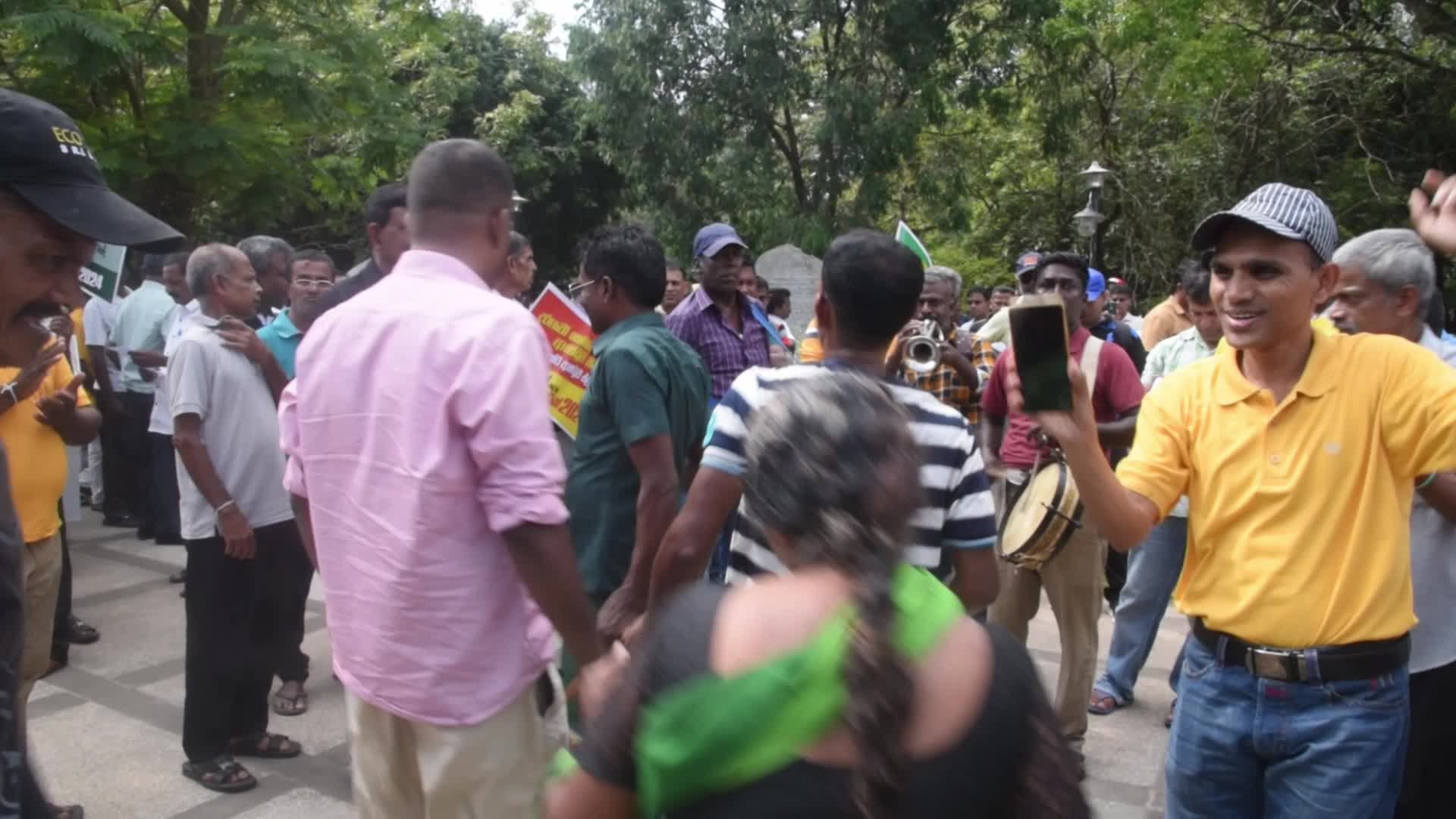 Protest In Colombo Against High Taxes and Hikes In Fuel And Energy Prices