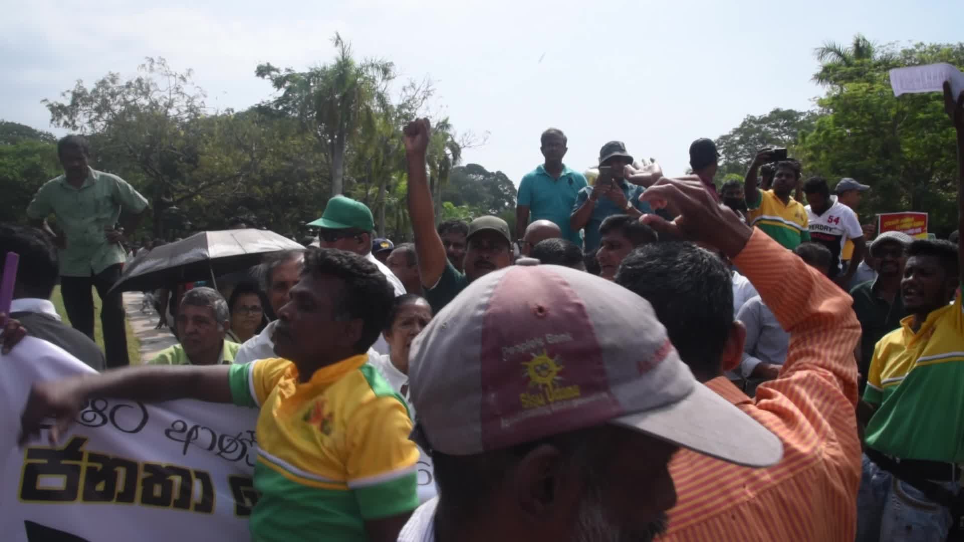 Protest In Colombo Against High Taxes and Hikes In Fuel And Energy Prices