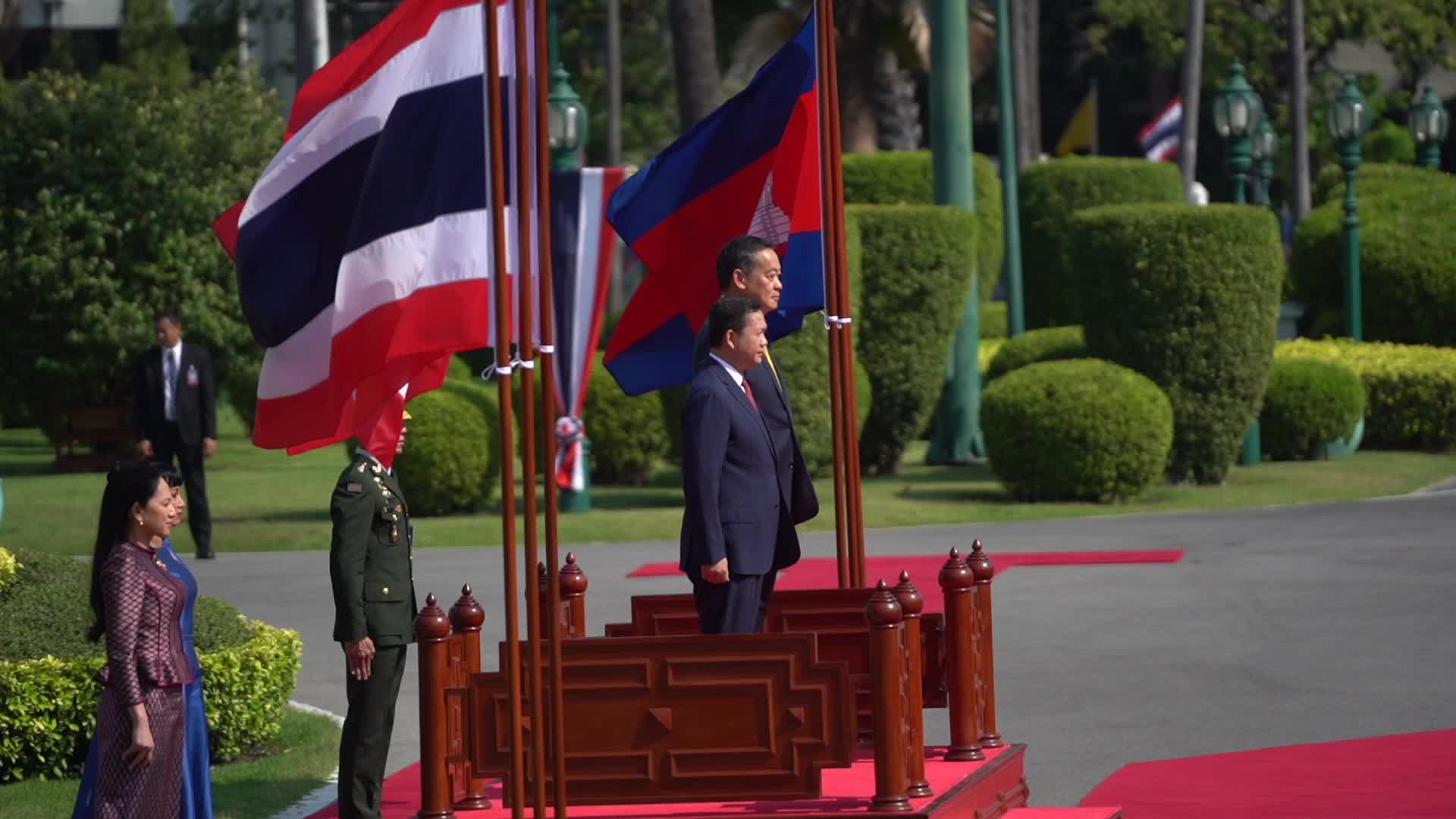 Cambodia's Prime Minister Hun Manet Makes an official Visit to Thailand.