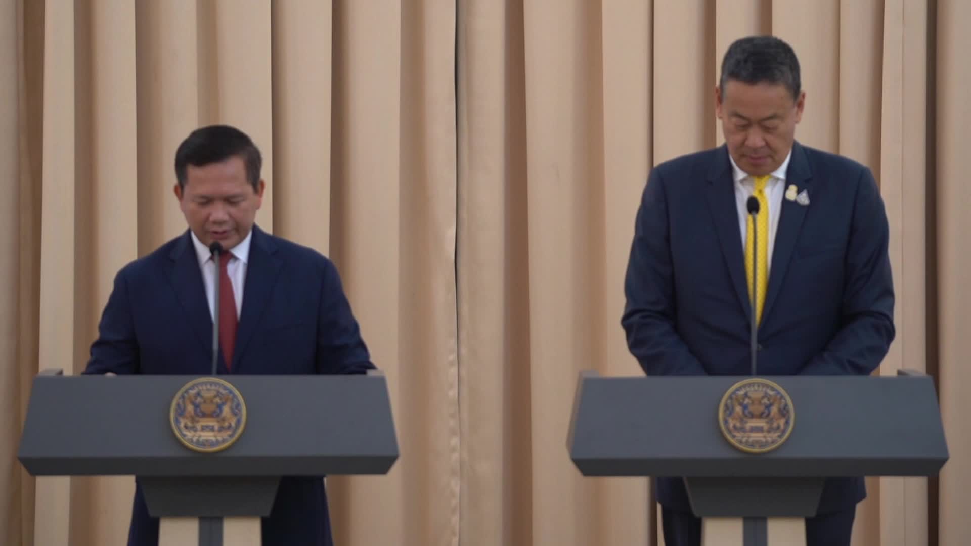 Cambodia's Prime Minister Hun Manet Makes an official Visit to Thailand.