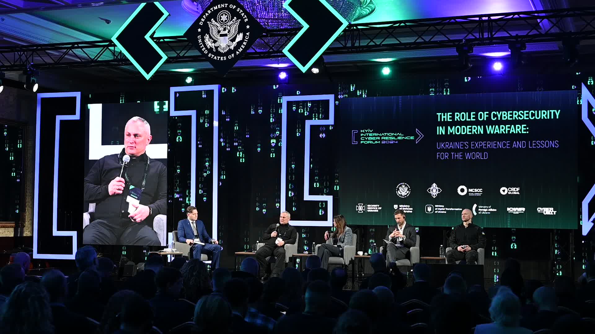 The International Cybersecurity Forum 2024 in Kyiv, amid Russia's invasion of Ukraine