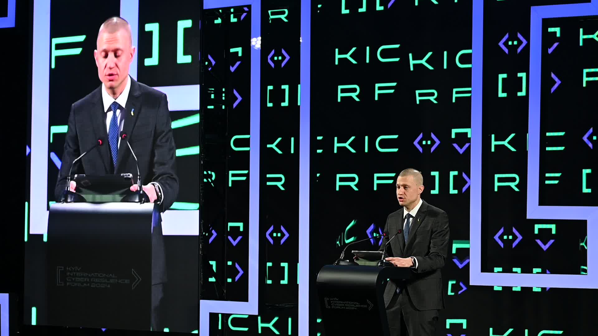 The International Cybersecurity Forum 2024 in Kyiv, amid Russia's invasion of Ukraine