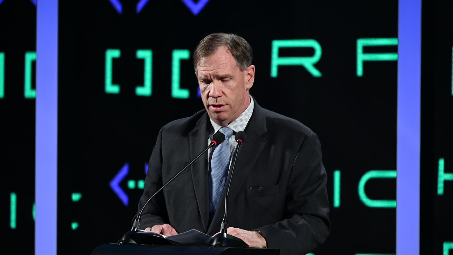 The International Cybersecurity Forum 2024 in Kyiv, amid Russia's invasion of Ukraine
