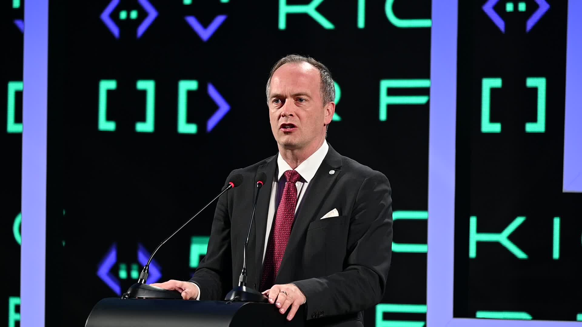 The International Cybersecurity Forum 2024 in Kyiv, amid Russia's invasion of Ukraine