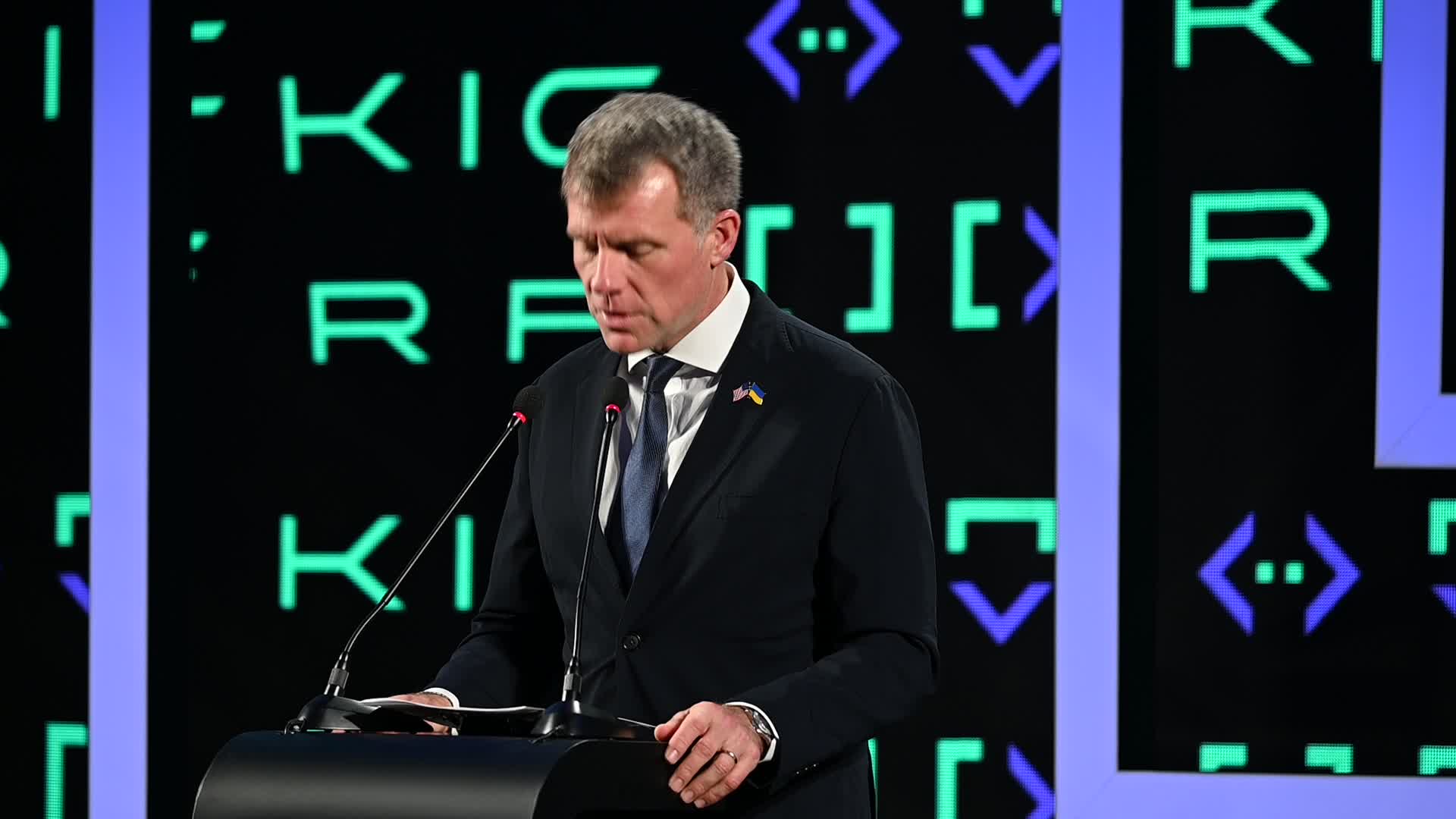 The International Cybersecurity Forum 2024 in Kyiv, amid Russia's invasion of Ukraine