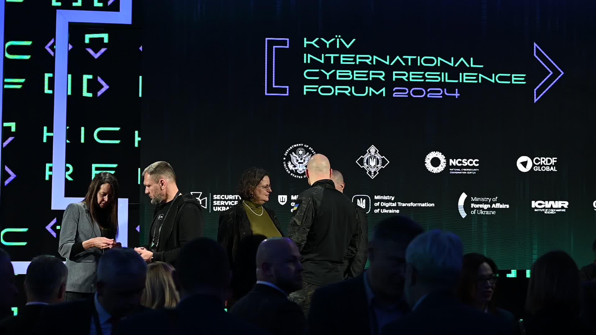 The International Cybersecurity Forum 2024 in Kyiv, amid Russia's invasion of Ukraine