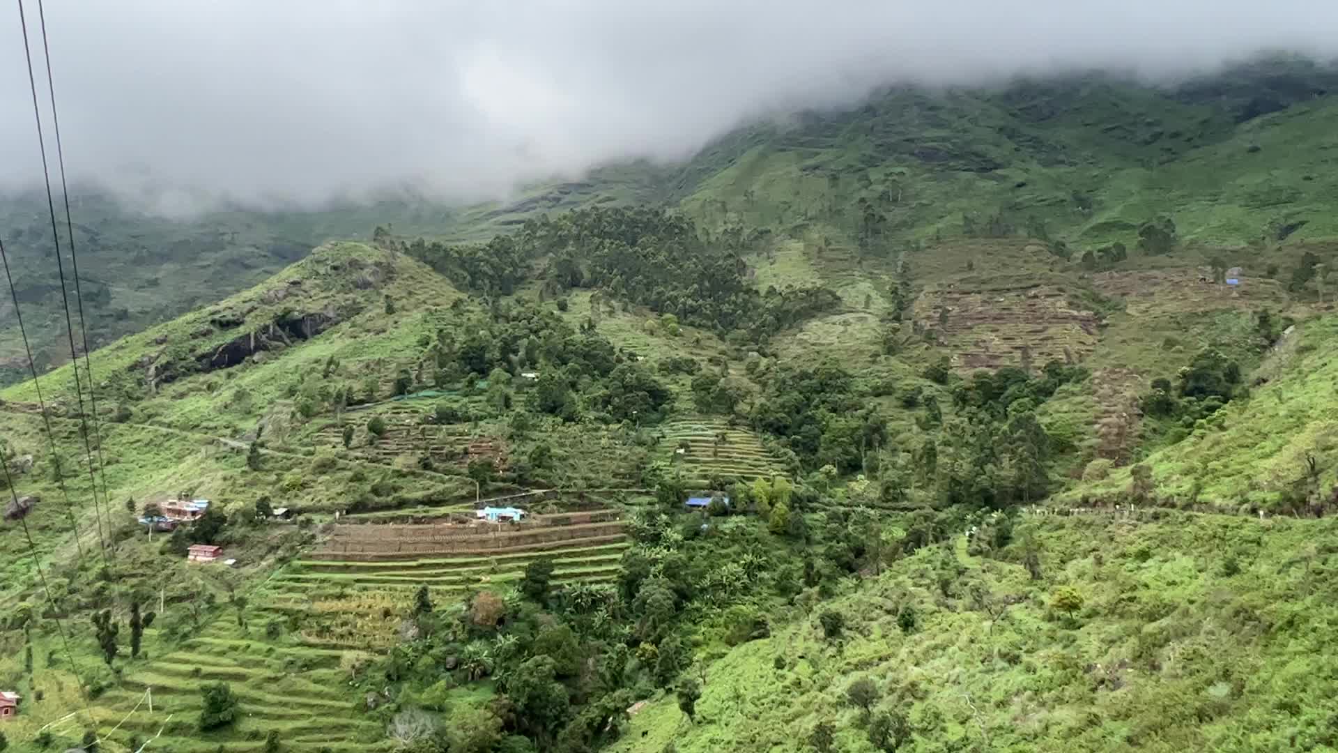 Mountainous landscape in Dindigul