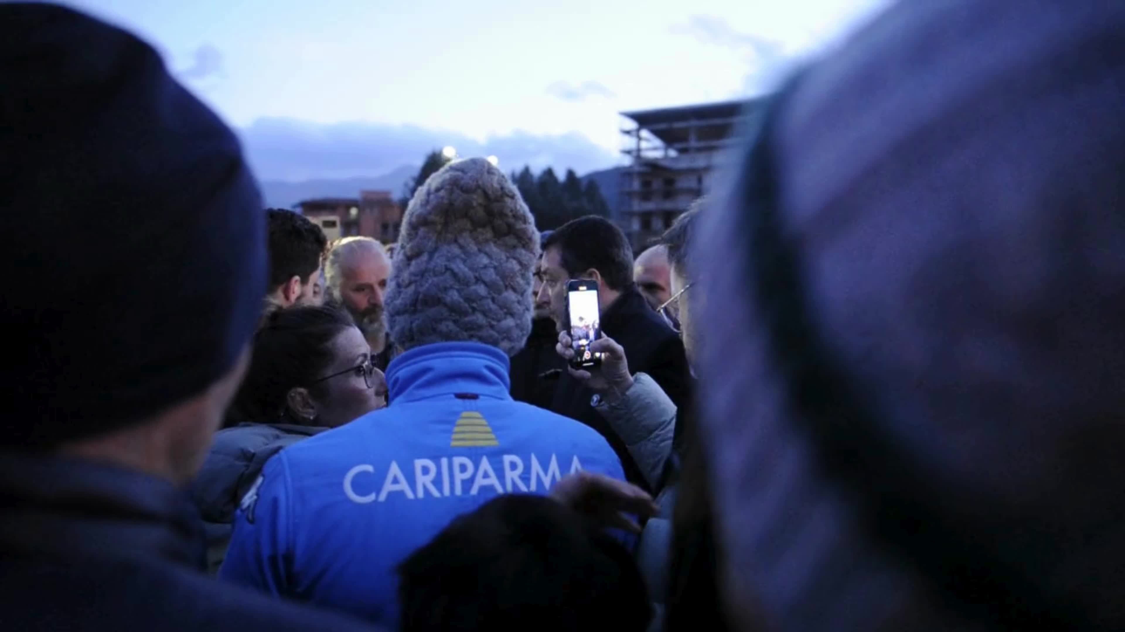 Matteo Salvini Meets Farmers In L'Aquila, Italy