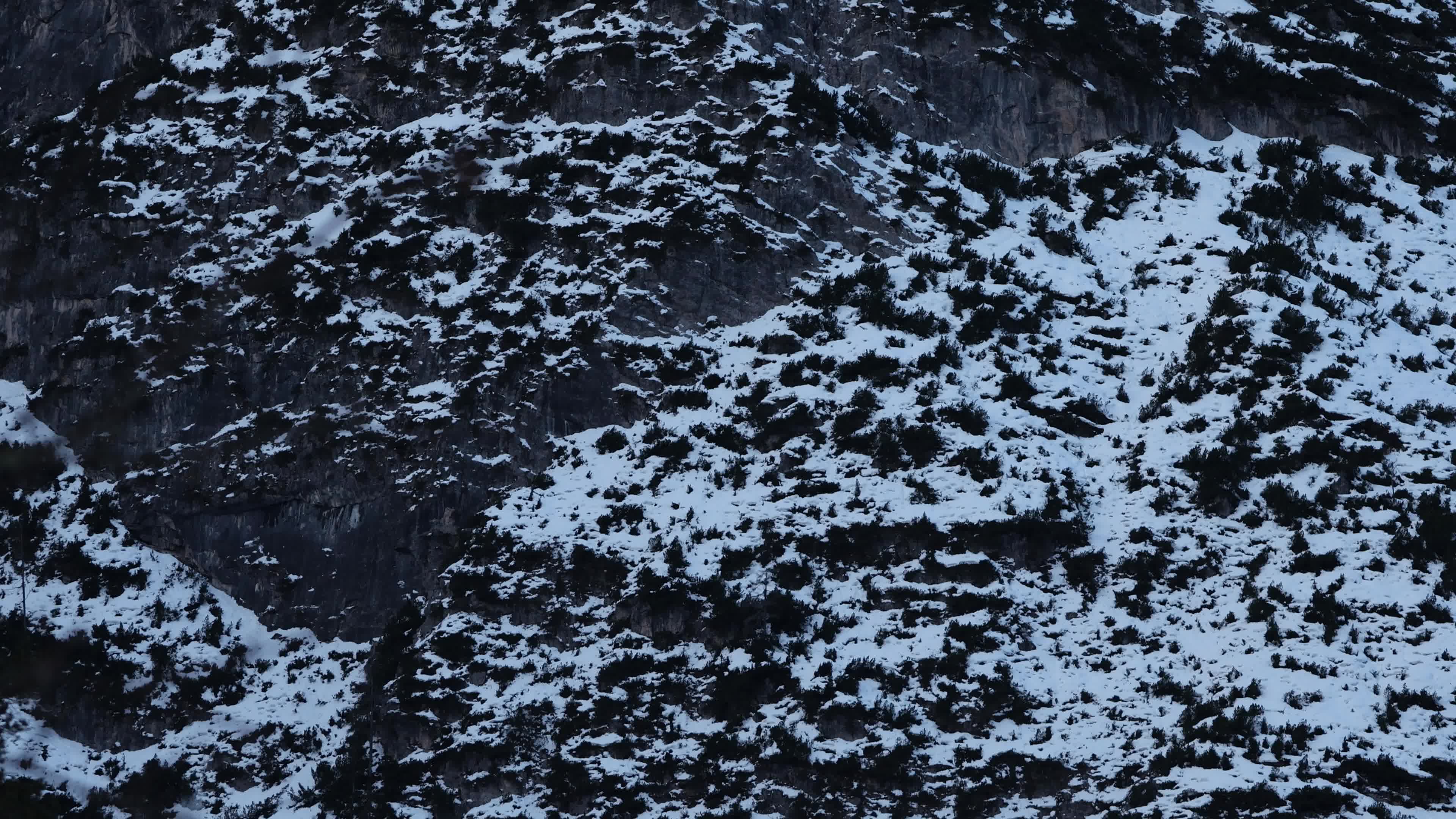 Dolomites With Snow
