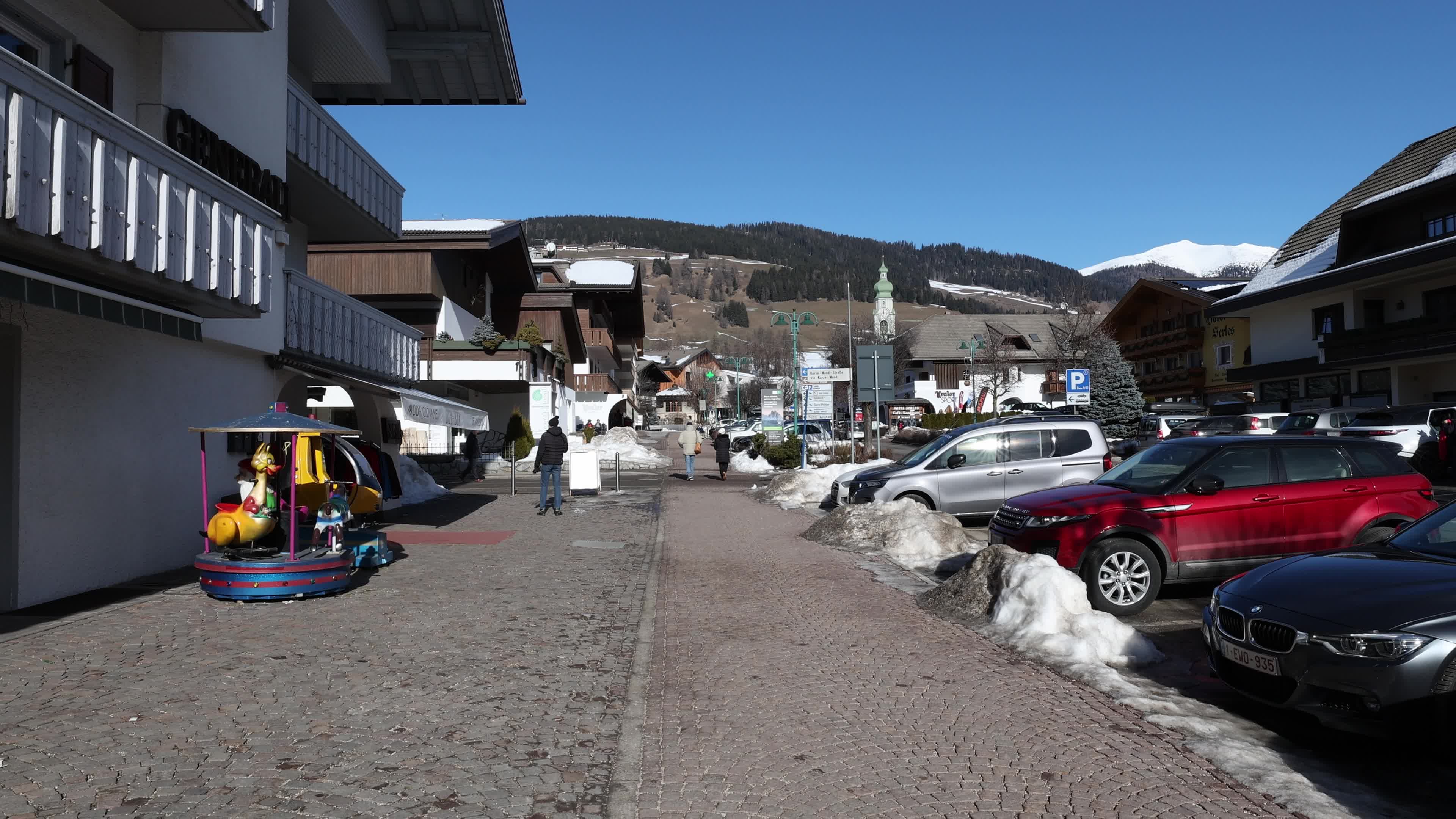 Little Snow In Dobbiaco, Italy