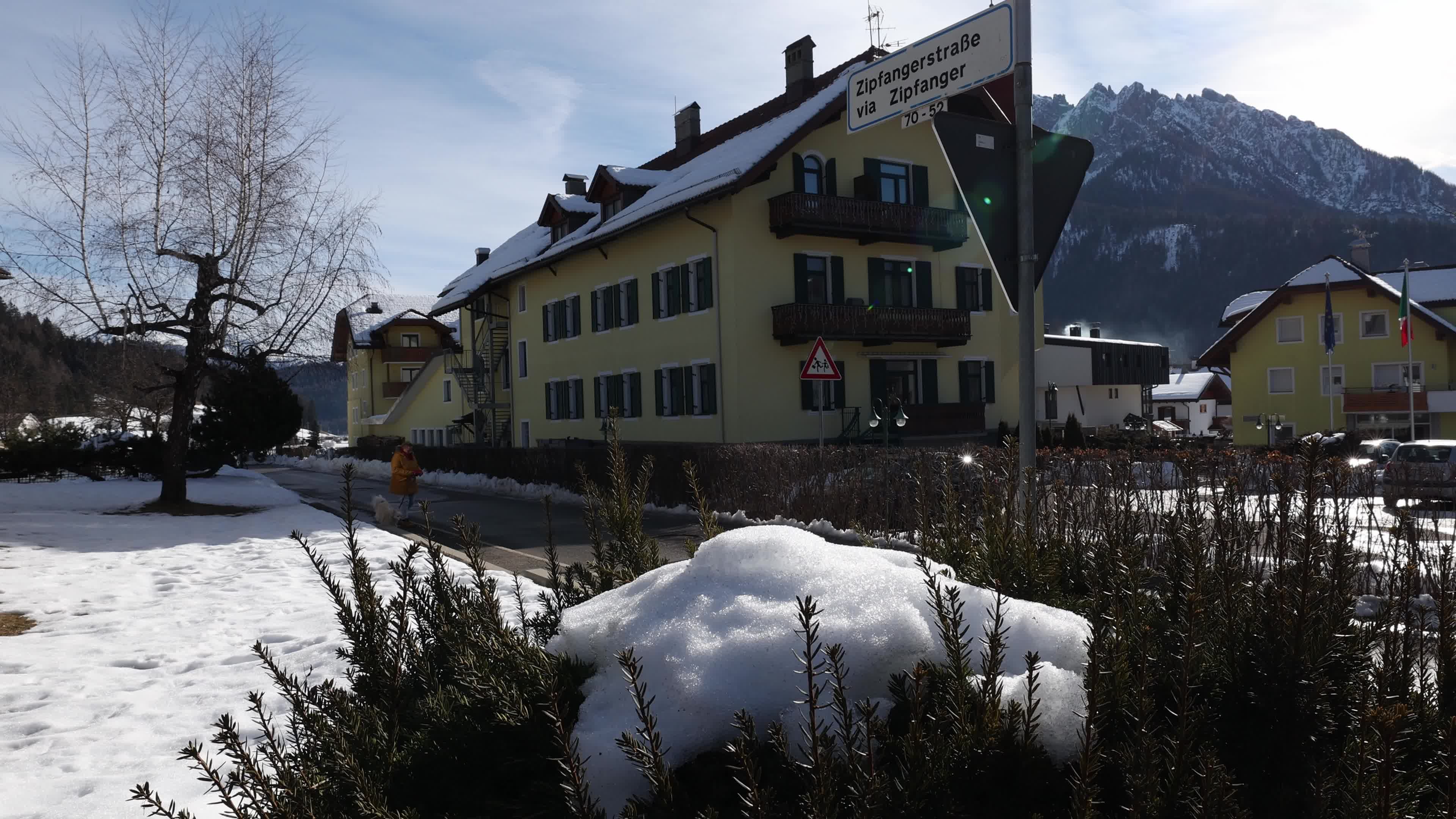 Little Snow In Dobbiaco, Italy