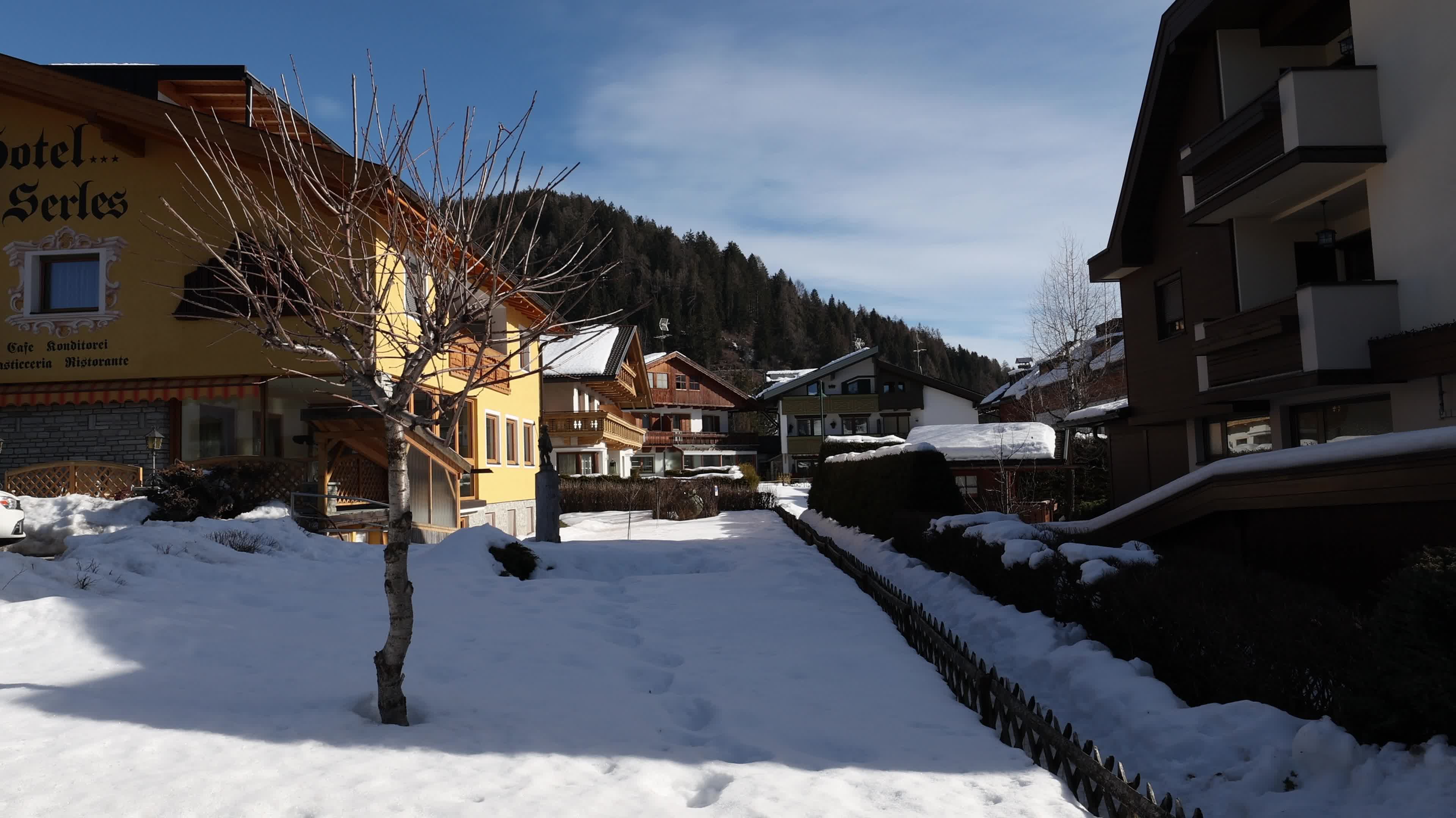 Little Snow In Dobbiaco, Italy