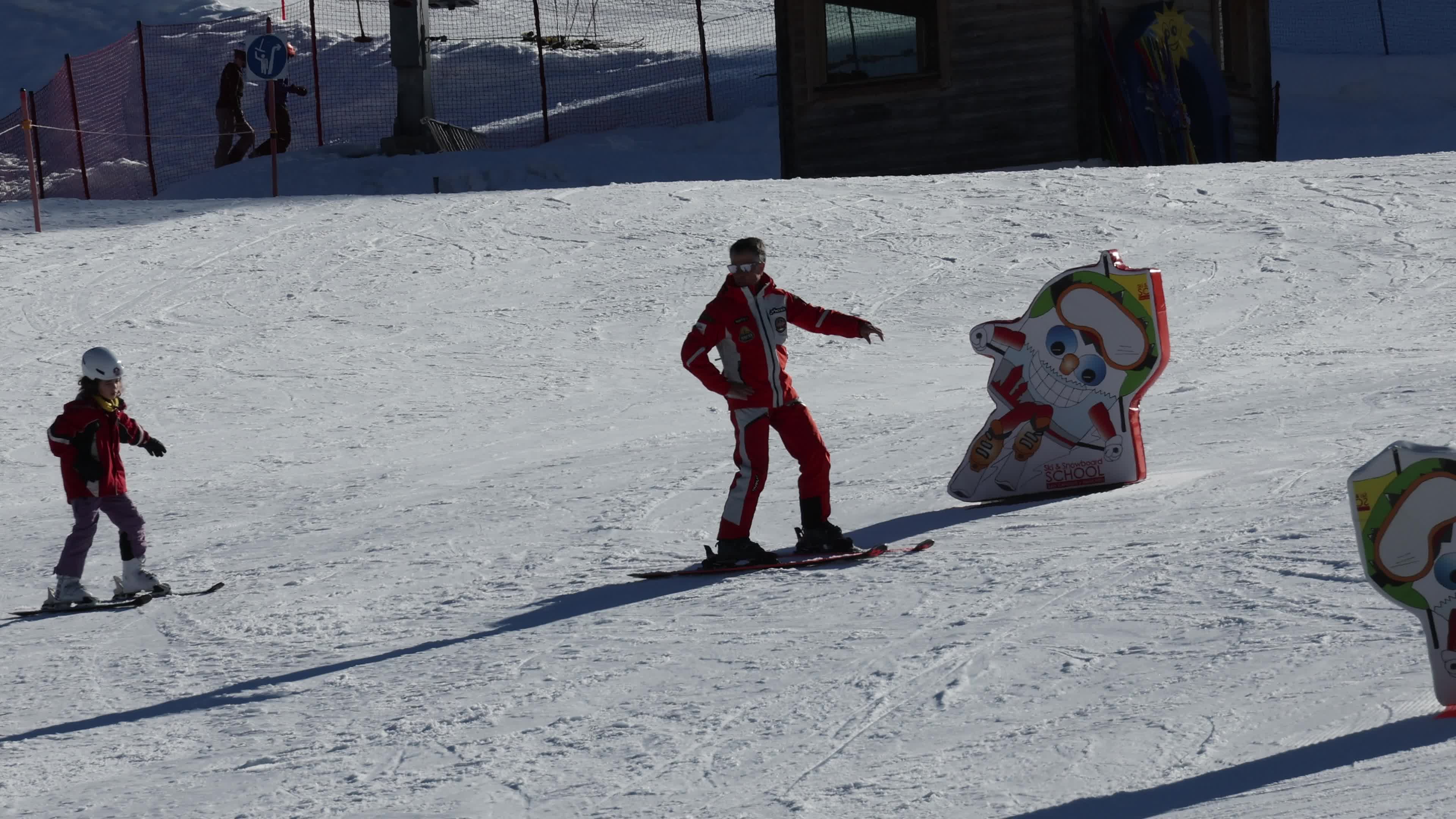 People Skiing In Monte Baranci, San Candido