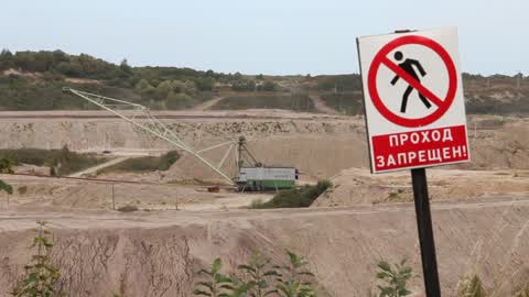 Open Pit Amber Mine In Yantarny, Russia