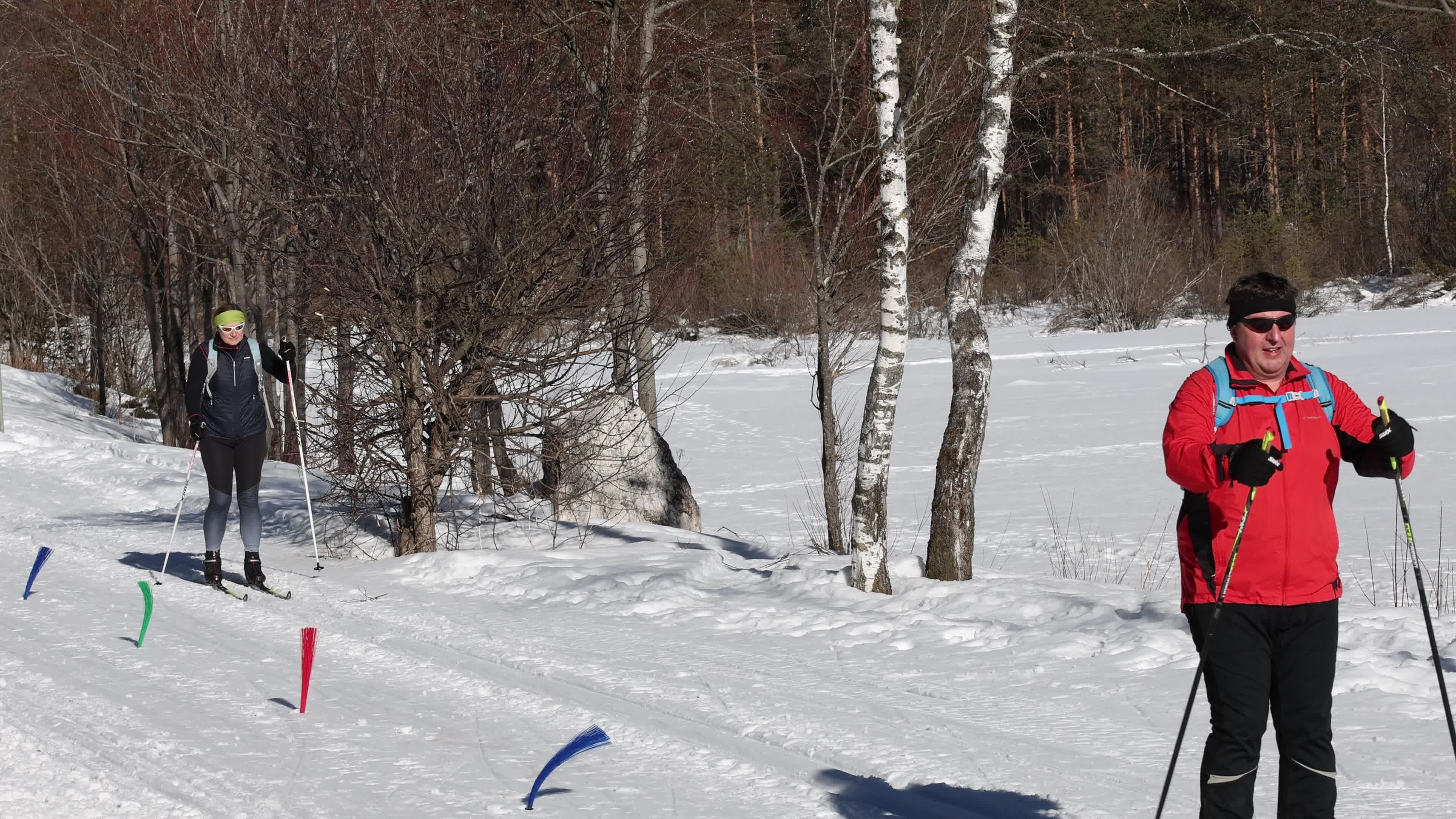 Cross-country Skiing In The Dolomites