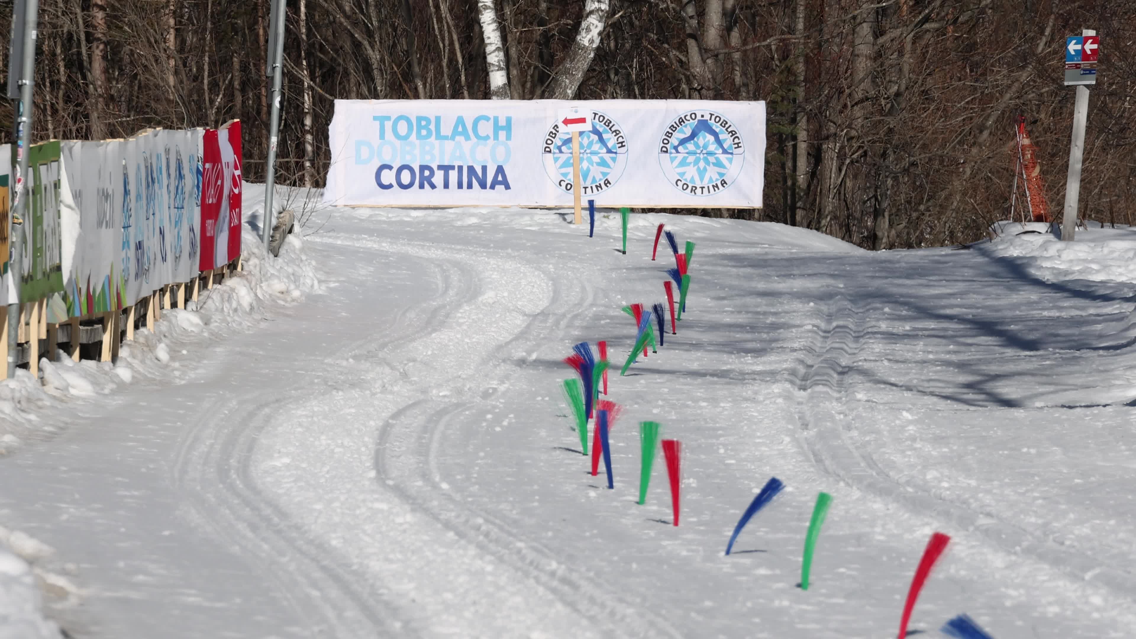 Cross-country Skiing In The Dolomites