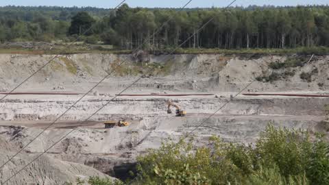 Open Pit Amber Mine In Yantarny, Russia