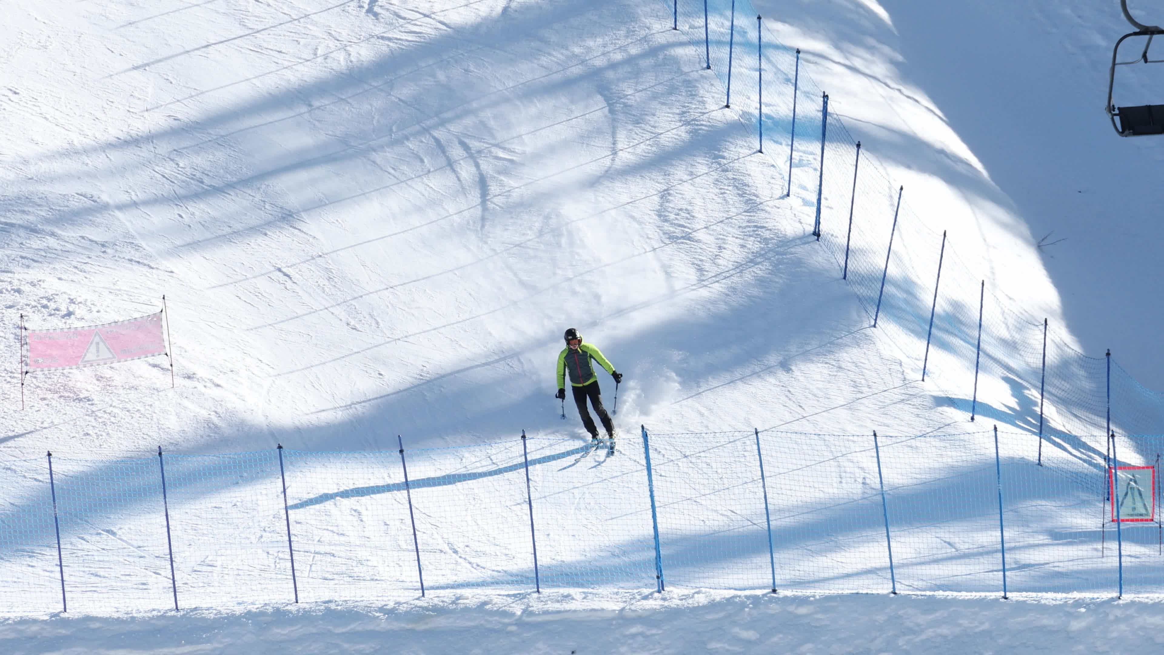 People Skiing In Dobbiaco, Italy