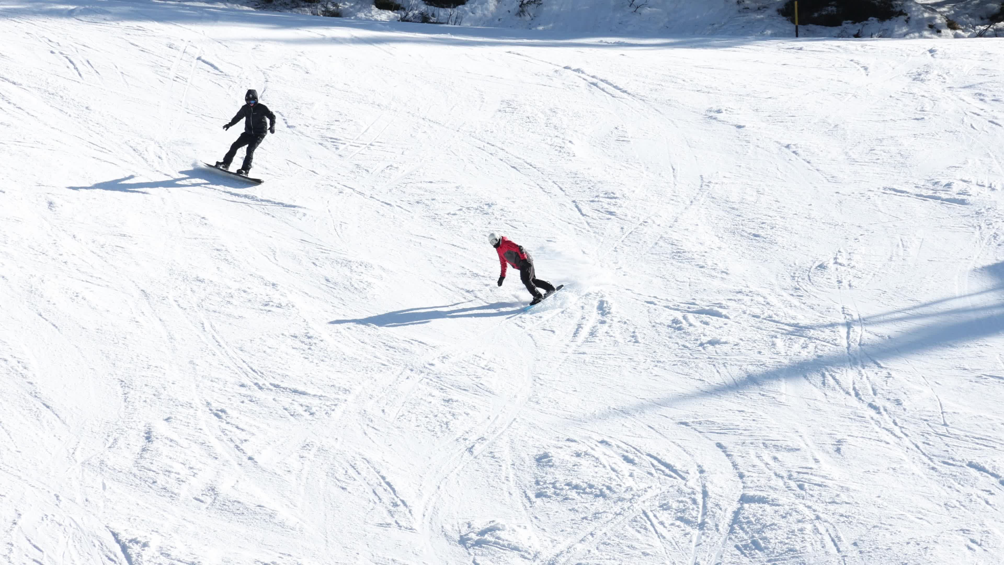 People Skiing In Dobbiaco, Italy