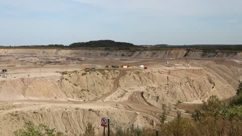 Open Pit Amber Mine In Yantarny, Russia