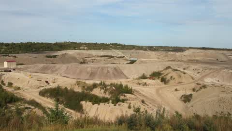 Open Pit Amber Mine In Yantarny, Russia