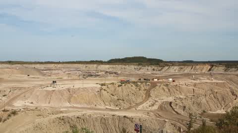 Open Pit Amber Mine In Yantarny, Russia