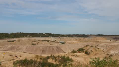 Open Pit Amber Mine In Yantarny, Russia