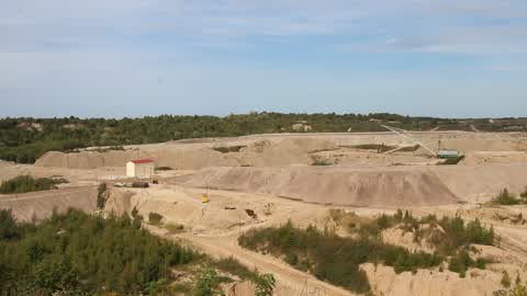 Open Pit Amber Mine In Yantarny, Russia