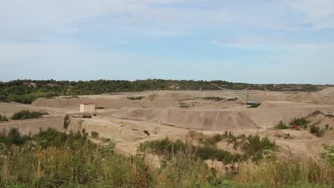 Open Pit Amber Mine In Yantarny, Russia