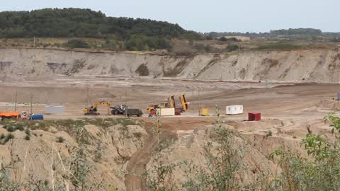 Open Pit Amber Mine In Yantarny, Russia