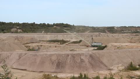 Open Pit Amber Mine In Yantarny, Russia