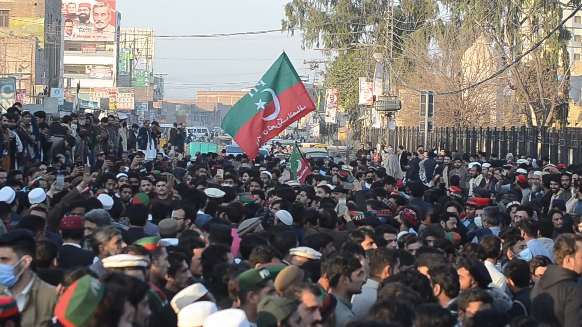 Supporters of Imran Khan's PTI party call for releasing election results swiftly amid delays 