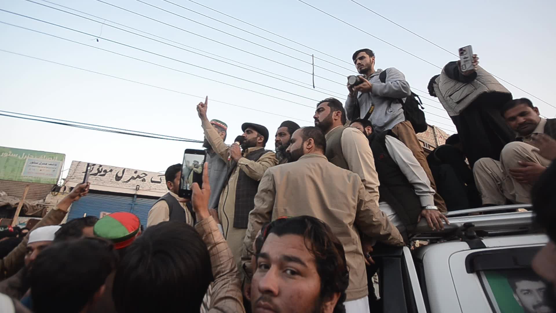 Supporters of Imran Khan's PTI party protest against alleged rigging in general elections 