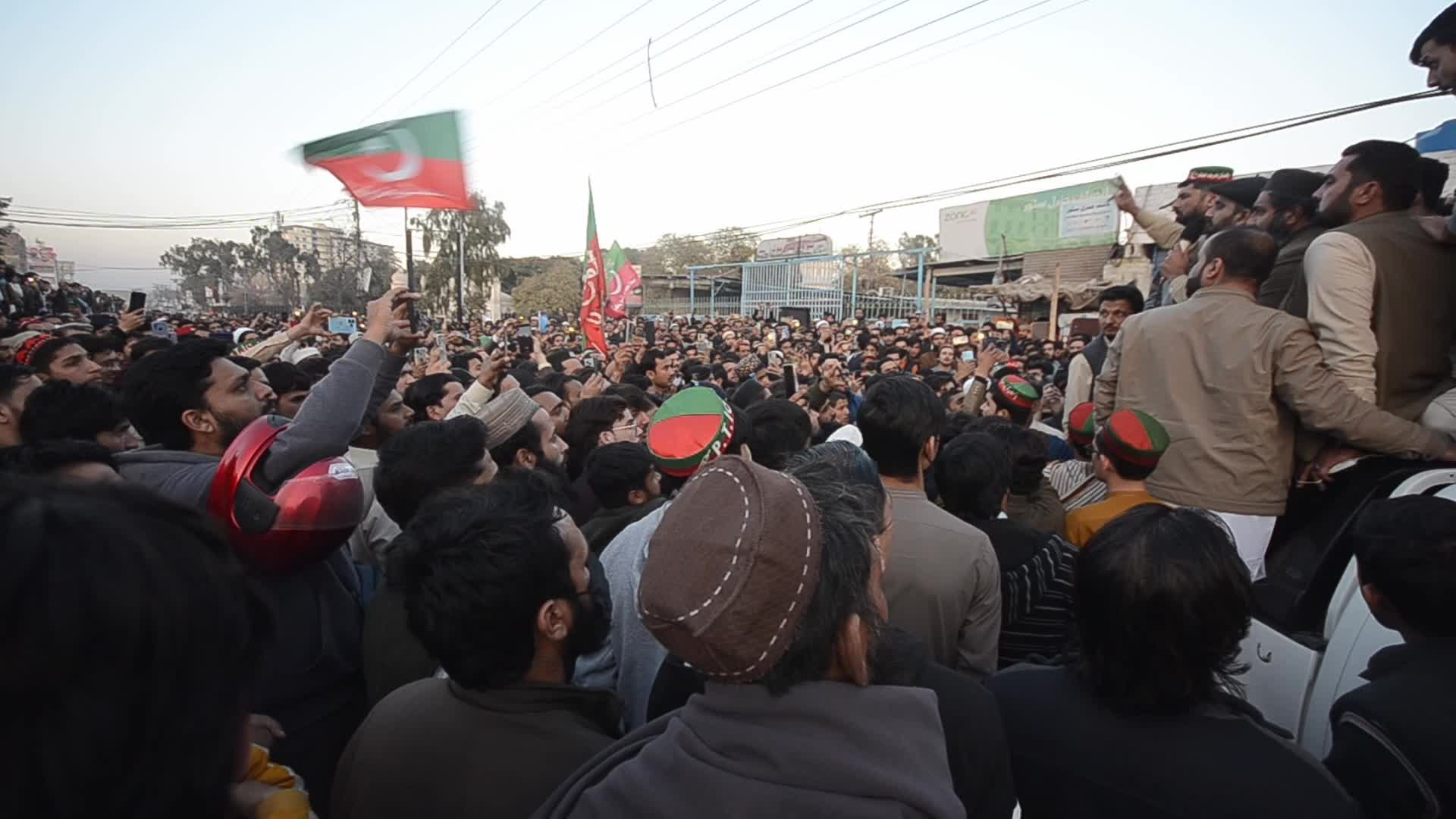 Supporters of Imran Khan's PTI party call for releasing election results swiftly amid delays 
