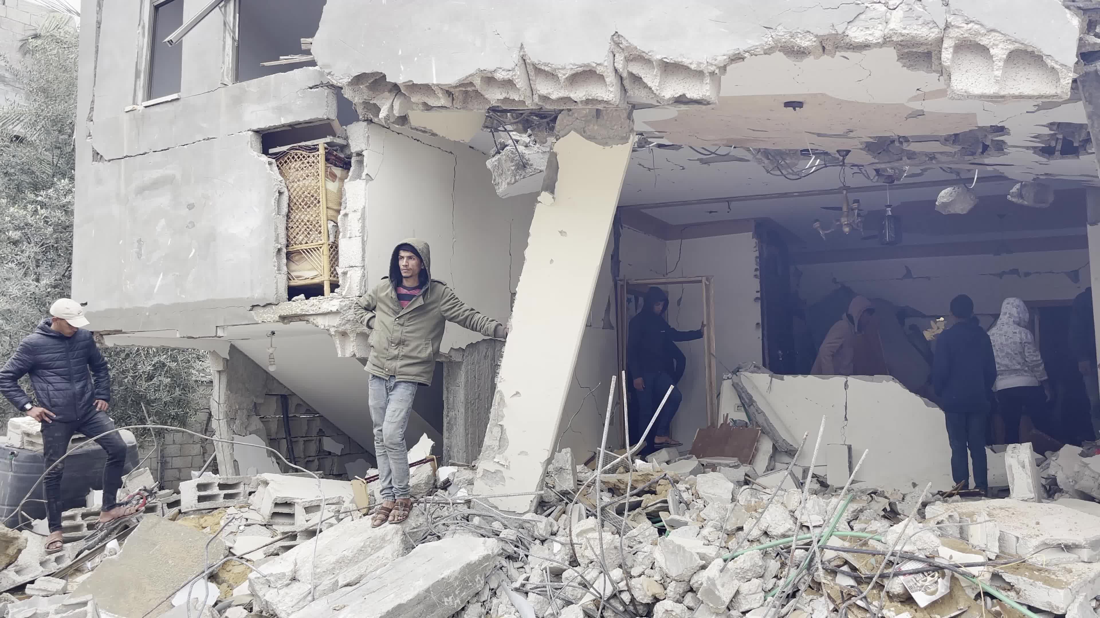 Israeli Airstrike Amid Ongoing Conflict With Hamas