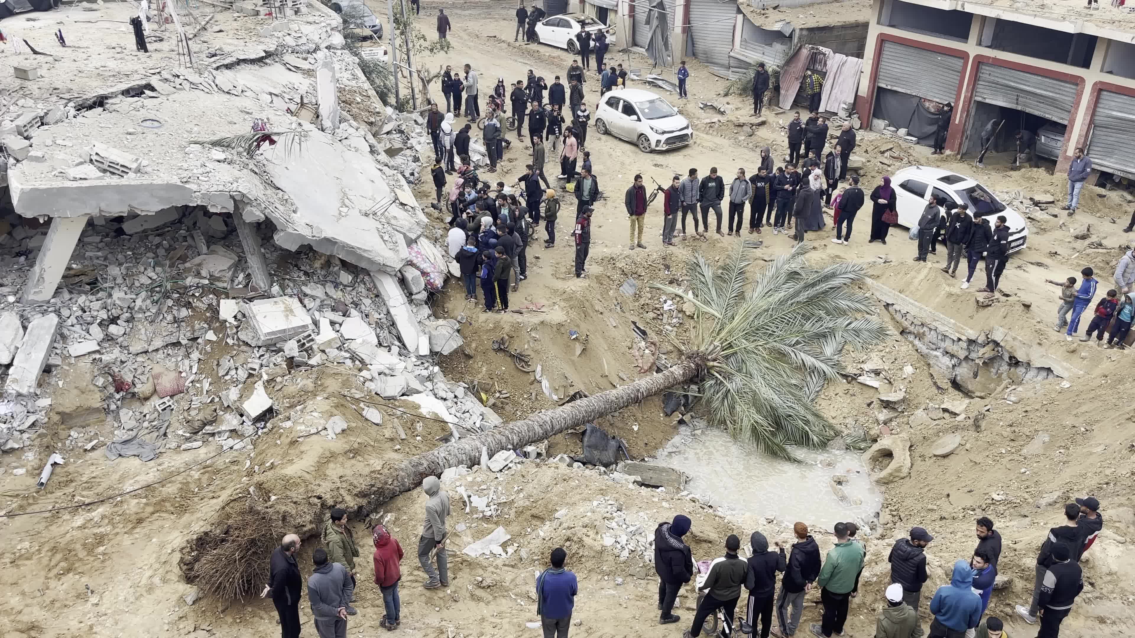 Israeli Airstrike Amid Ongoing Conflict With Hamas